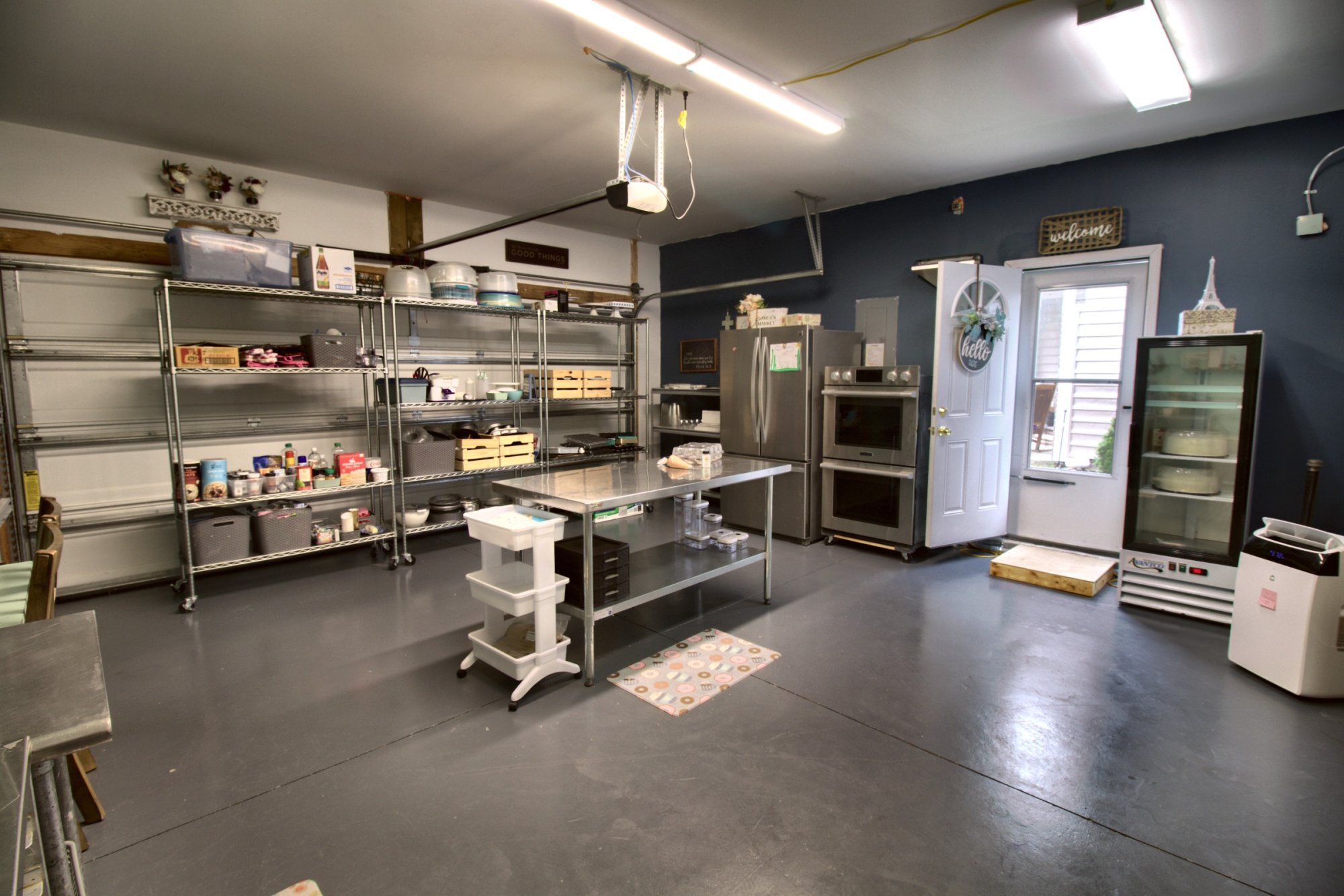 Doolittle's Bakery commercial kitchen, ovens and cooling case